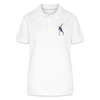 Shot put - Stanley/Stella Women’s Organic Polo Shirt ELLISER - white - Front - Anna (173cm)