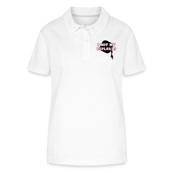 Diploma - Passed - Stanley/Stella Women’s Organic Polo Shirt ELLISER - white - Front - Anna (173cm)