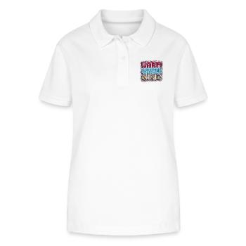 Warm winter wishes - Stanley/Stella Women’s Organic Polo Shirt ELLISER - white - Front - Anna (173cm)