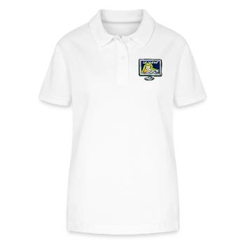Lustige Katzen Inhalte Internet Memes Geschenk - Stanley/Stella Frauen Bio-Poloshirt ELLISER - Weiß - Vorne - Anna (173cm)