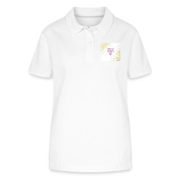 Today it's a Google day - Stanley/Stella Women’s Organic Polo Shirt ELLISER - white - Front - Anna (173cm)