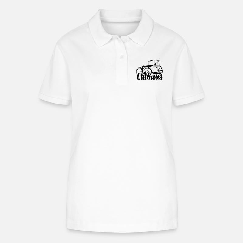 Oldtimer - Polo bio ELLISER Stanley/Stella Femme - blanc