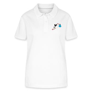 Storch - Stanley/Stella Frauen Bio-Poloshirt ELLISER - Weiß - Vorne - Anna (173cm)