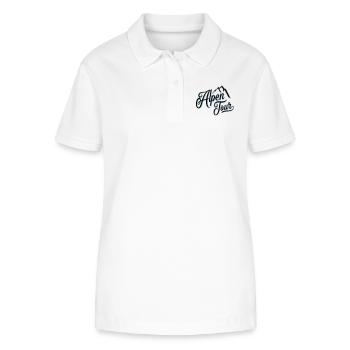 alpen tour - Stanley/Stella Frauen Bio-Poloshirt ELLISER - Weiß - Vorne - Anna (173cm)