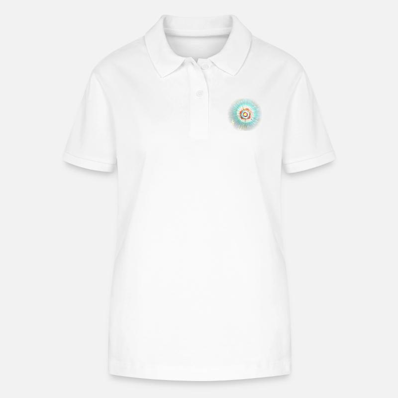 Écran - Polo bio ELLISER Stanley/Stella Femme - blanc