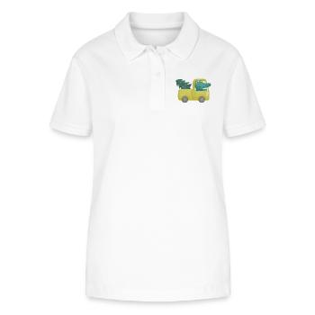 Weihnachten - Stanley/Stella Frauen Bio-Poloshirt ELLISER - Weiß - Vorne - Anna (173cm)