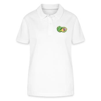 artichoke - Stanley/Stella Women’s Organic Polo Shirt ELLISER - white - Front - Anna (173cm)