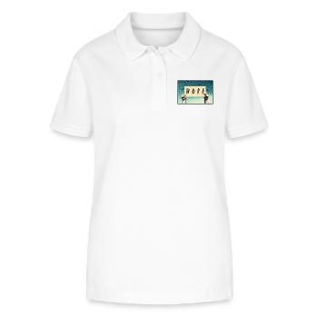 Sign - Hope - Stanley/Stella Women’s Organic Polo Shirt ELLISER - white - Front - Anna (173cm)