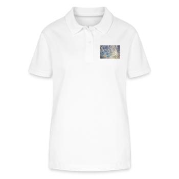 mer de nuages - Polo bio ELLISER Stanley/Stella Femme - blanc - Devant - Anna (173cm)