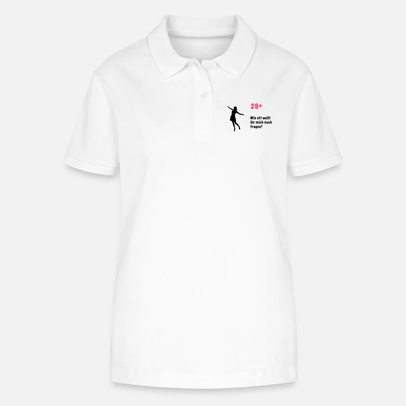 29plus - Stanley/Stella Frauen Bio-Poloshirt ELLISER - Weiß