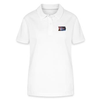 Galaxie - Stanley/Stella Frauen Bio-Poloshirt ELLISER - Weiß - Vorne - Anna (173cm)