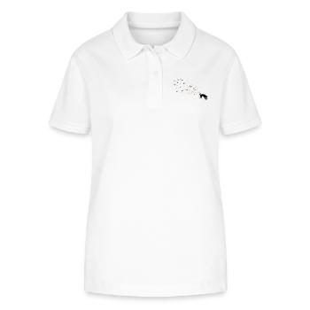 Dog dirt - Stanley/Stella Women’s Organic Polo Shirt ELLISER - white - Front - Anna (173cm)