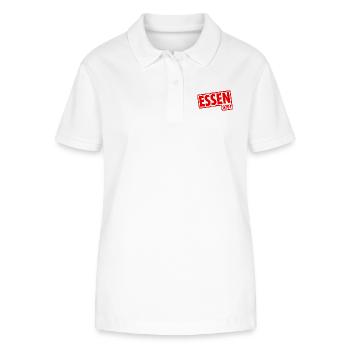 Essen - 0201 - Area Code - Slogan - Stanley/Stella Women’s Organic Polo Shirt ELLISER - white - Front - Anna (173cm)