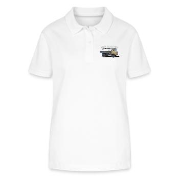 ifa w50 ddr ossi - Stanley/Stella Frauen Bio-Poloshirt ELLISER - Weiß - Vorne - Anna (173cm)