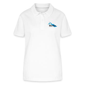 Meersburg Bodensee - Stanley/Stella Frauen Bio-Poloshirt ELLISER - Weiß - Vorne - Anna (173cm)