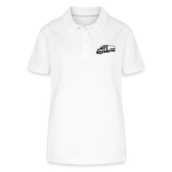 Camion - Polo bio ELLISER Stanley/Stella Femme - blanc - Devant - Anna (173cm)