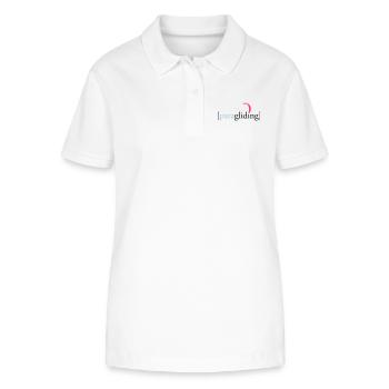 [Paragliding] - Stanley/Stella Women’s Organic Polo Shirt ELLISER - white - Front - Anna (173cm)