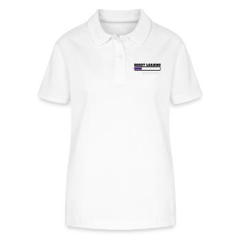 Boost Loading Please Wait - Stanley/Stella Frauen Bio-Poloshirt ELLISER - Weiß - Vorne - Anna (173cm)