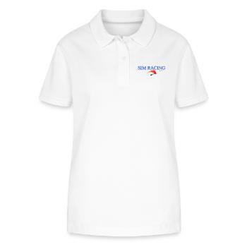 SIM Racing - Stanley/Stella Women’s Organic Polo Shirt ELLISER - white - Front - Anna (173cm)