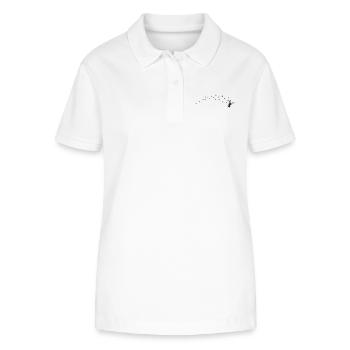 elfe - Stanley/Stella Frauen Bio-Poloshirt ELLISER - Weiß - Vorne - Anna (173cm)