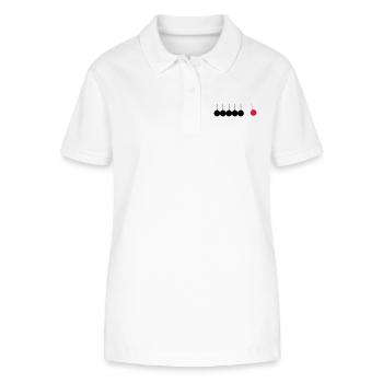 Physics, Pendulum - Stanley/Stella Women’s Organic Polo Shirt ELLISER - white - Front - Anna (173cm)
