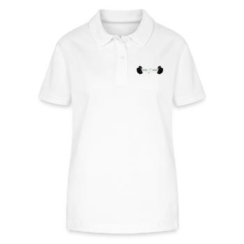 Hand Chain - Stanley/Stella Women’s Organic Polo Shirt ELLISER - white - Front - Anna (173cm)