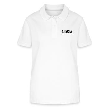 Bayern - Stanley/Stella Frauen Bio-Poloshirt ELLISER - Weiß - Vorne - Anna (173cm)