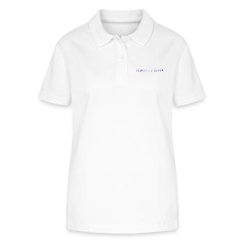 blurred vision - Stanley/Stella Women’s Organic Polo Shirt ELLISER - white - Front - Anna (173cm)