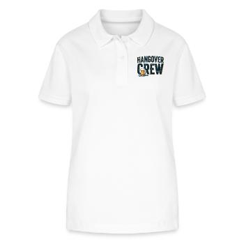 Hangover Crew – ultimative Partyshirt - Stanley/Stella Frauen Bio-Poloshirt ELLISER - Weiß - Vorne - Anna (173cm)