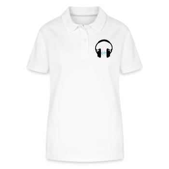 Kopfhörer - Stanley/Stella Frauen Bio-Poloshirt ELLISER - Weiß - Vorne - Anna (173cm)