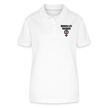 Women life freedom - Stanley/Stella Women’s Organic Polo Shirt ELLISER - white - Front - Anna (173cm)