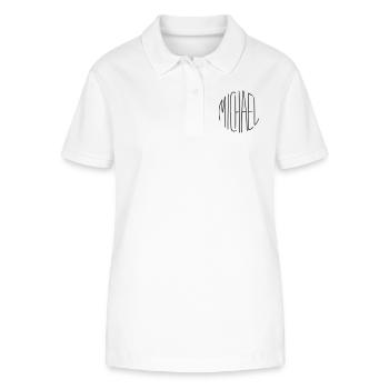 Michael - Stanley/Stella Frauen Bio-Poloshirt ELLISER - Weiß - Vorne - Anna (173cm)