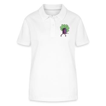 Step Out Pink - Stanley/Stella Women’s Organic Polo Shirt ELLISER - white - Front - Anna (173cm)