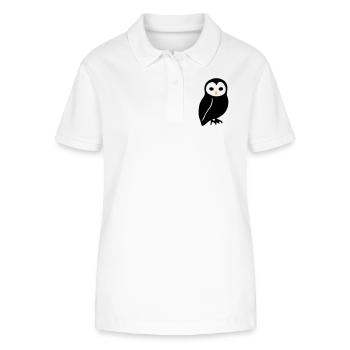 Eule - Stanley/Stella Frauen Bio-Poloshirt ELLISER - Weiß - Vorne - Anna (173cm)