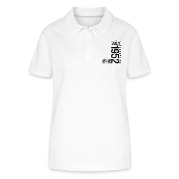 Birthday July 1952 July born in July 19 - Stanley/Stella Women’s Organic Polo Shirt ELLISER - white - Front - Anna (173cm)