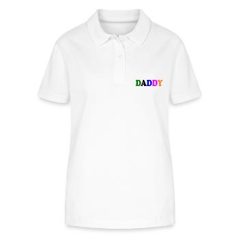 Daddy - Stanley/Stella Women’s Organic Polo Shirt ELLISER - white - Front - Anna (173cm)
