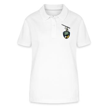 Irischer Tee - Stanley/Stella Frauen Bio-Poloshirt ELLISER - Weiß - Vorne - Anna (173cm)