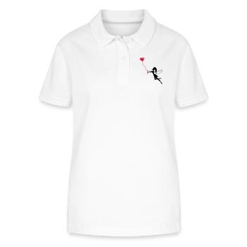 fee_in_love - Stanley/Stella Women’s Organic Polo Shirt ELLISER - white - Front - Anna (173cm)