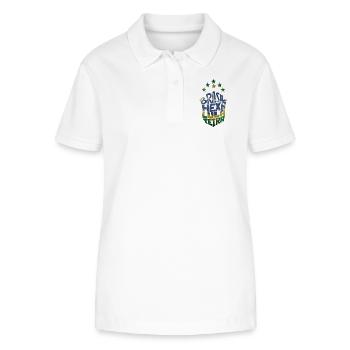 Brasil Hexa Lula Tetra - Stanley/Stella Women’s Organic Polo Shirt ELLISER - white - Front - Anna (173cm)