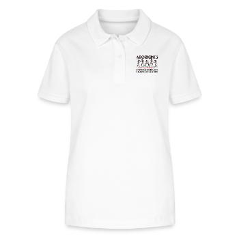 Aboriginal Embrace Diversity - Stanley/Stella Women’s Organic Polo Shirt ELLISER - white - Front - Anna (173cm)