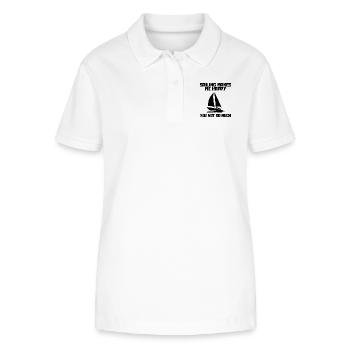 Voile, Voile, Voilier, Voilier, Voile - Polo bio ELLISER Stanley/Stella Femme - blanc - Devant - Anna (173cm)