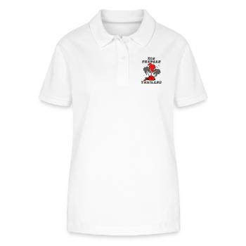 Koh Phangan Insel in Thailand Map - Stanley/Stella Frauen Bio-Poloshirt ELLISER - Weiß - Vorne - Anna (173cm)