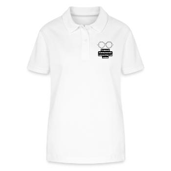 Häufige Masturbationsursachen verschwommen - Stanley/Stella Frauen Bio-Poloshirt ELLISER - Weiß - Vorne - Anna (173cm)