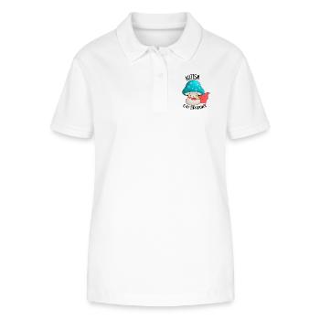 L’autisme est mon superpouvoir Neurospicy - Polo bio ELLISER Stanley/Stella Femme - blanc - Devant - Anna (173cm)