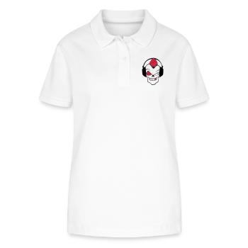 punk rock - Polo bio ELLISER Stanley/Stella Femme - blanc - Devant - Anna (173cm)