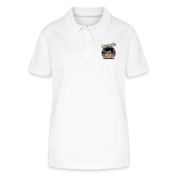 Boredom level extreme 01 - Stanley/Stella Women’s Organic Polo Shirt ELLISER - white - Front - Anna (173cm)