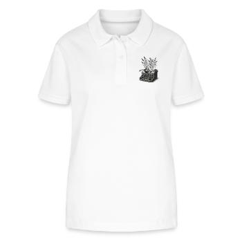 Living Letters - Stanley/Stella Women’s Organic Polo Shirt ELLISER - white - Front - Anna (173cm)