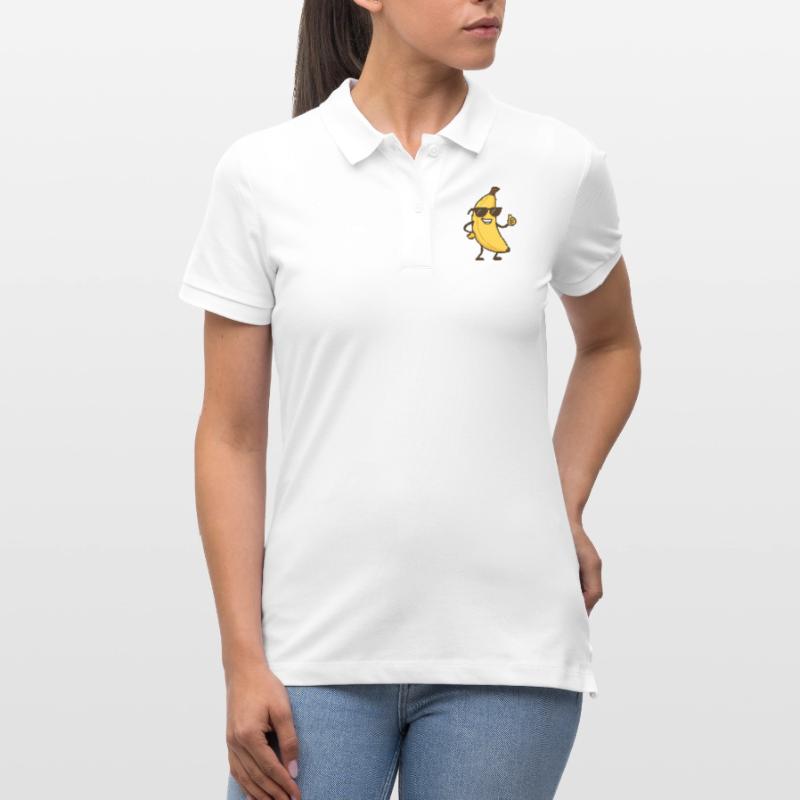 Bande dessinée banane Polo bio ELLISER Stanley/Stella Femme