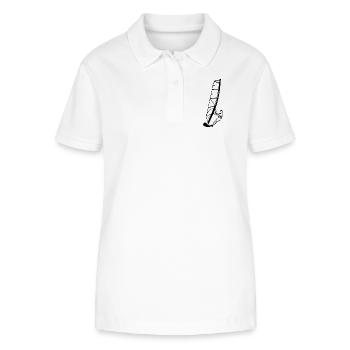 Windsurfers - Stanley/Stella Women’s Organic Polo Shirt ELLISER - white - Front - Anna (173cm)
