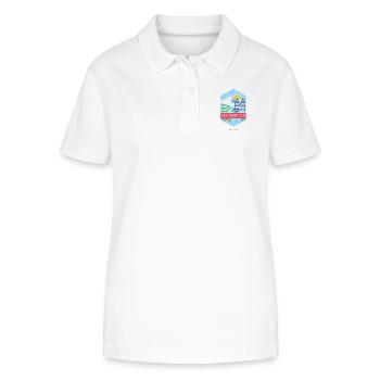 Isarbella im Winter - Stanley/Stella Frauen Bio-Poloshirt ELLISER - Weiß - Vorne - Anna (173cm)